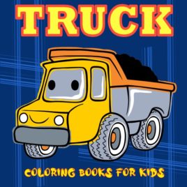 Truck coloring book for kids