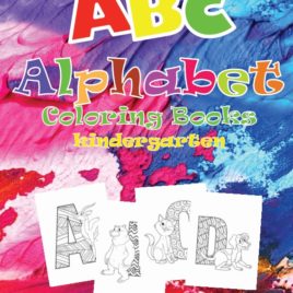 ABC Alphabet coloring book for kindergarten